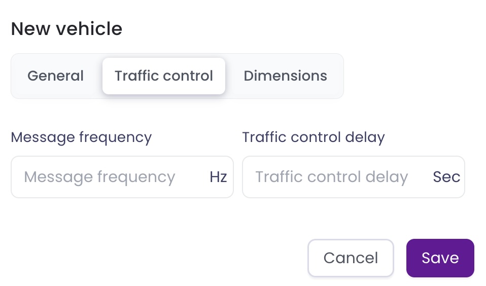 Traffic Control Settings